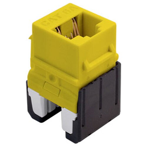 On-Q Quick Connect Cat6a RJ45 Keystone Connector