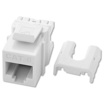 On-Q/Legrand Quick Connect Cat6 RJ45 Keystone Snap-In Connector