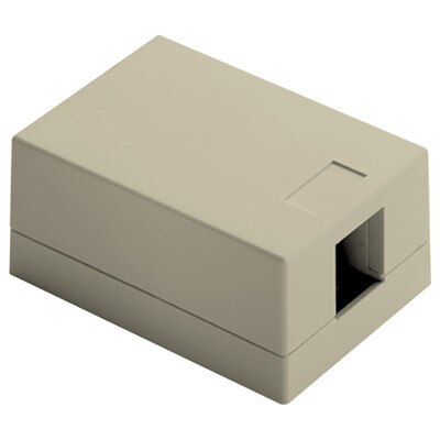 On-Q/Legrand Keystone Surface-Mount Box, 1-Port