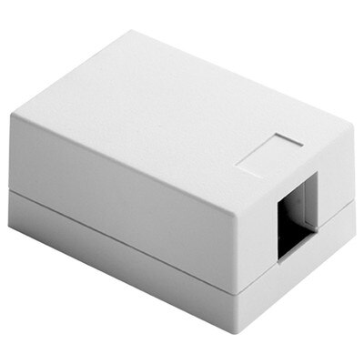 On-Q/Legrand Keystone Surface-Mount Box, 1-Port