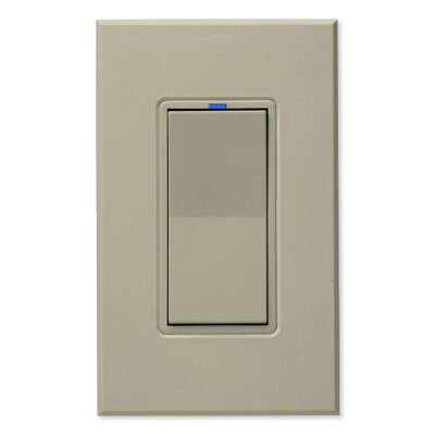 PCS HAI Relay Wall Switch, 15A, Almond