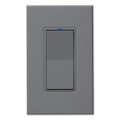PCS HAI Relay Wall Switch, 15A, Gray
