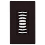 PCS PulseWorx UPB Wall Controller, 8 Button, Brown
