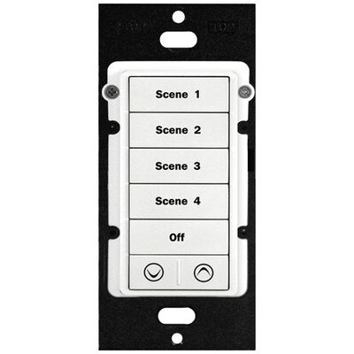 PCS PulseWorx UPB Wall Controller with Load Dimmer, 7 Button, White