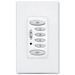 PCS PulseWorx UPB Wall Controller, Load Relay, 8A, 6 Button, Gray