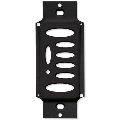 PCS PulseWorx UPB Keypad Retainer Ring, 6 Button, Black