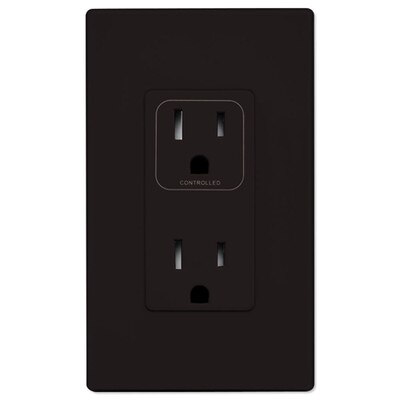 PCS SimpleWorx Split Duplex Wall Receptacle, Brown (Open Box)