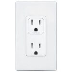 PCS SimpleWorx Split Duplex Wall Receptacle, Brown