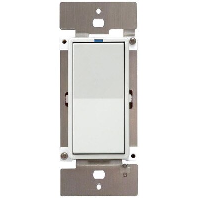 PCS PulseWorx UPB Auxiliary/Remote Dimmer Wall Switch, White