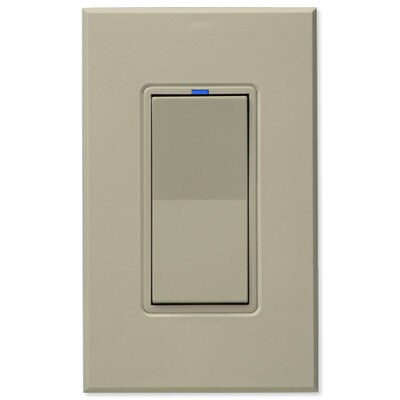 PCS PulseWorx UPB Wall Switch-Relay/Dimmer, Almond