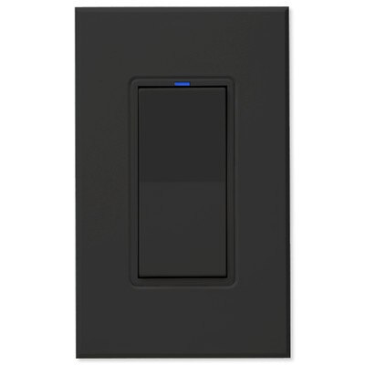 PCS PulseWorx UPB Wall Switch-Relay/Dimmer, Black