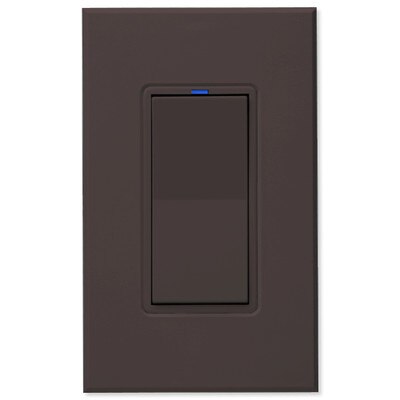 PCS PulseWorx UPB Wall Switch-Relay/Dimmer, Brown