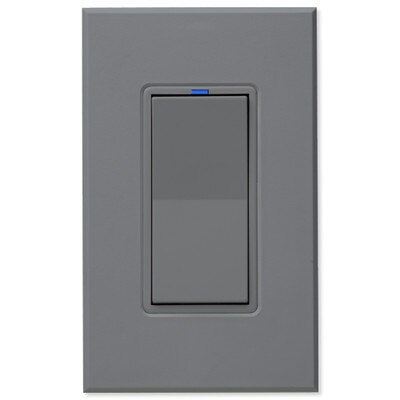PCS PulseWorx UPB Wall Switch-Relay/Dimmer, Gray