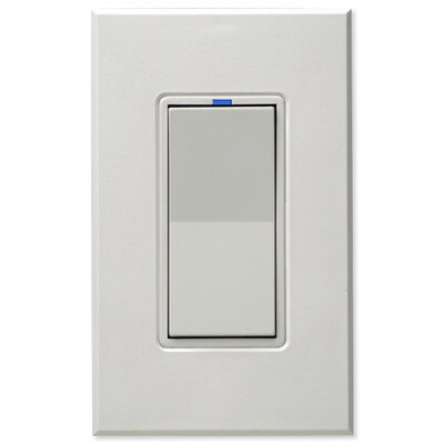 PCS PulseWorx UPB Wall Switch-Relay/Dimmer, White