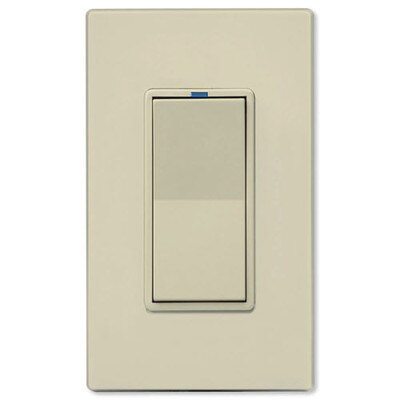 PCS PulseWorx UPB LED/CFL Dimmer Wall Switch, 1,000W, Almond