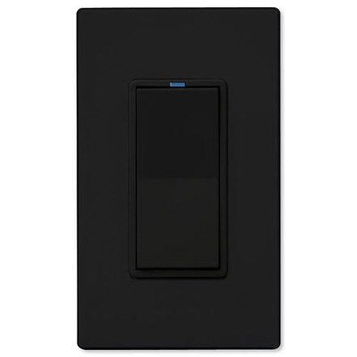 PCS PulseWorx UPB LED/CFL Dimmer Wall Switch, 1,000W, Black
