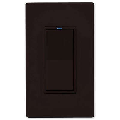 PCS PulseWorx UPB LED/CFL Dimmer Wall Switch, 1,000W, Brown