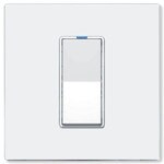 PCS PulseWorx UPB LED/CFL Dimmer Wall Switch, 2,400W, White