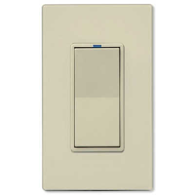 PCS PulseWorx UPB Relay Wall Switch, 15A, Almond