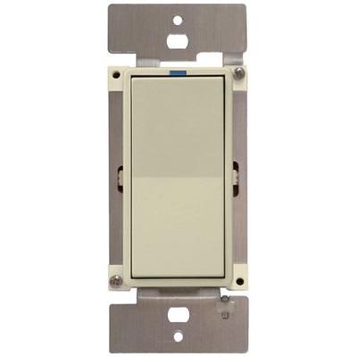 PCS PulseWorx UPB Relay Wall Switch, 15A, Almond