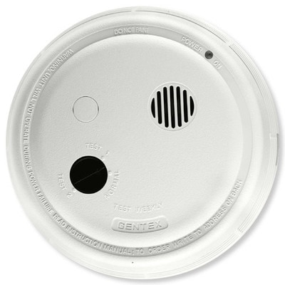 Sensaphone Smoke Detector, Battery Back-Up, 110 VAC