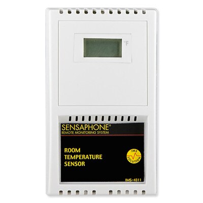 Sensaphone IMS Room Temperature Sensor with LCD Readout, Fahrenheit