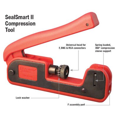 Platinum Tools SealSmart II Compression Crimp Tool