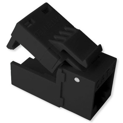 Platinum Tools EZ-SnapJack Cat6 Connector, Black