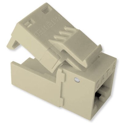 Platinum Tools EZ-SnapJack Cat6 Connector, Ivory