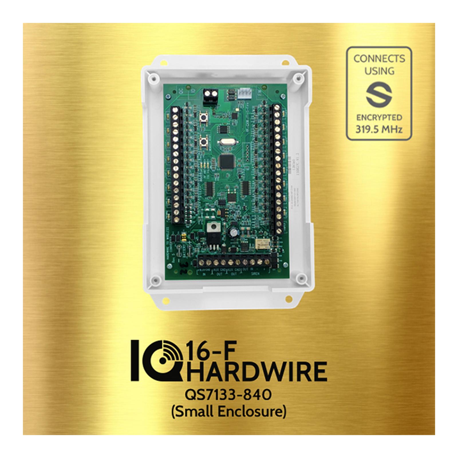 レスリー・セイヤー作「Message to home」 Qolsys QS7133-840 IQ Hardwire 16-F Hardwire to wireless