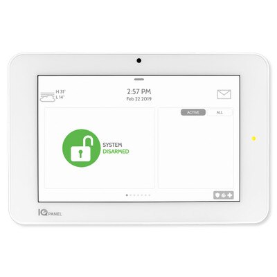 Qolsys IQ Panel 2+ (Verizon LTE, PowerG, S-Line 345 MHz)