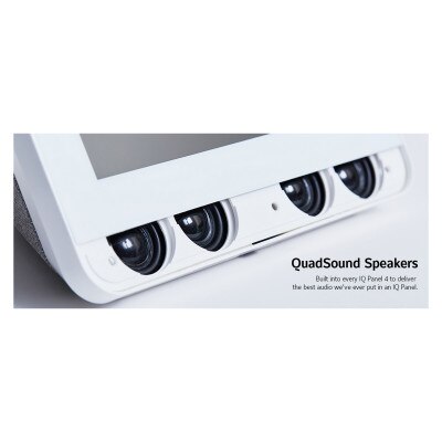 Qolsys IQ Panel 4, PowerG + 319.5 MHz (AT&T), White (8 Pack)