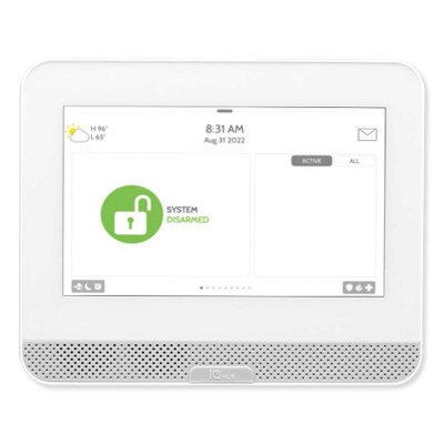 Qolsys IQ 4 Hub, PowerG + 319.5 MHz (Verizon), White