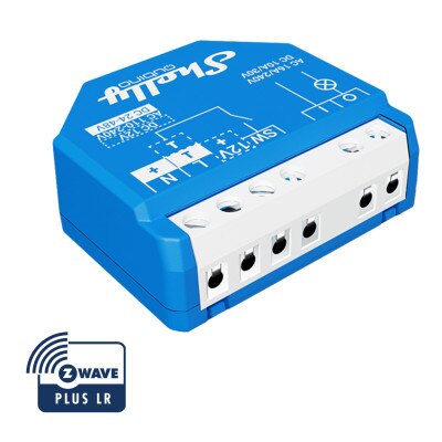 Shelly Qubino Wave 1 Channel Z-Wave 800 Relay Module