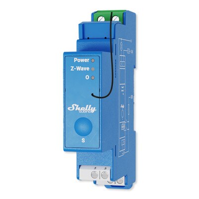 Shelly Qubino Wave Pro 1 Channel Z-Wave 800 Relay Module