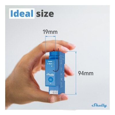 Shelly Qubino Wave Pro 1 Channel Z-Wave 800 Relay Module