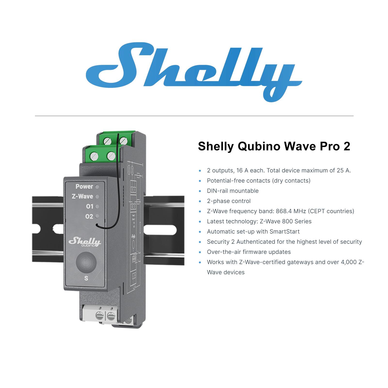 SHELLY★ Shelly Wave Pro 2 – Shelly USA