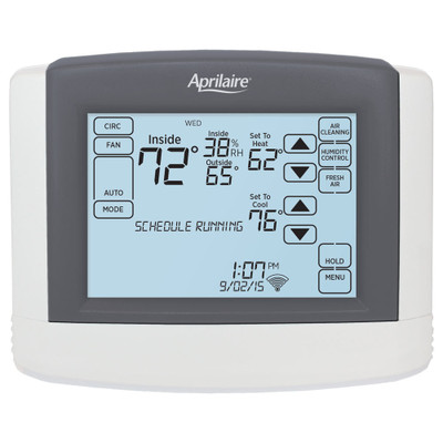 Aprilaire Wi-Fi Touchscreen Thermostat with Integrated IAQ Solution