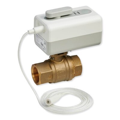 Resideo L5 Wi-Fi Actuator with L1 Leak Detector and NPT Ball Valve