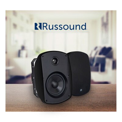 Russound Acclaim 5 Series OutBack 2-Way Speakers, 6.5" (Pair), Black