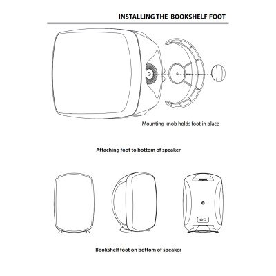 Russound Acclaim 5 Series OutBack 2-Way Speakers, 6.5" (Pair), White