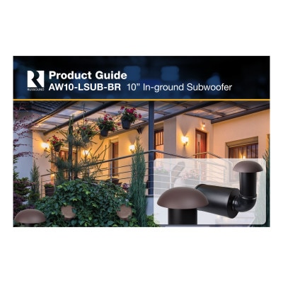Russound 10" Outdoor Landscape In-Ground Subwoofer