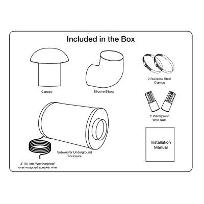 Russound 10" Outdoor Landscape In-Ground Subwoofer