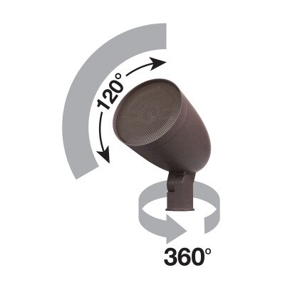 Russound Outdoor 2-Way Landscape Satellite Speaker, 4 In.