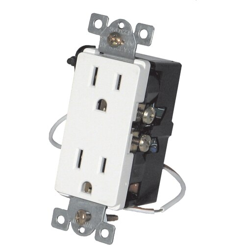 Simply Automated UPB Split Duplex Wall Receptacle
