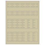 Simply Automated Label Kit for SAI Keypads, Ivory