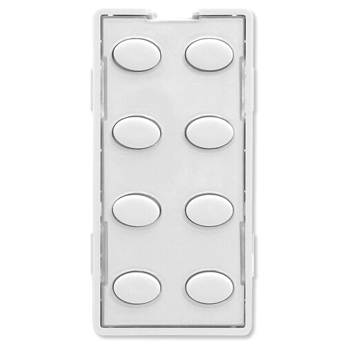 Simply Automated UPB Faceplate 8 Oval Buttons