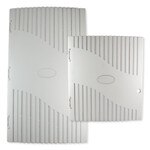 SCP Premium Hinged ABS Plastic Vented Radius Cover with Frame, 18 in.