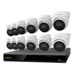 Seco-Larm ENFORCER NVR and Camera Kit, 4K 16-Channel NVR + 12 IP 5MP Cameras + 4TB HDD