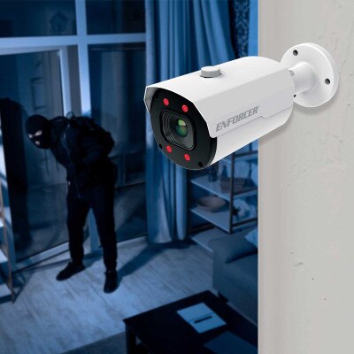 Seco-Larm ENFORCER 5MP IP Bullet Camera, 2.8 to 12mm Motorized Lens